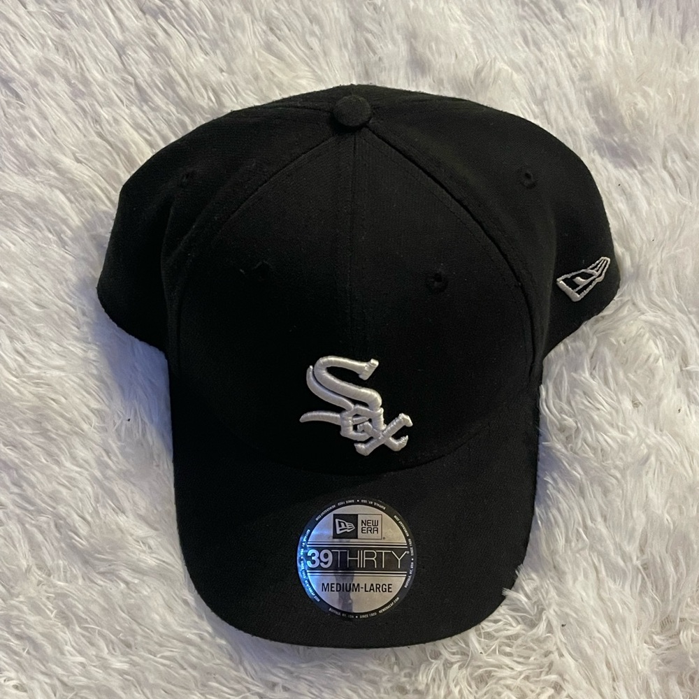 White Shox New Era 39 Thirty Hat